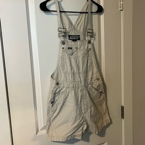 Khaki Overall shorts